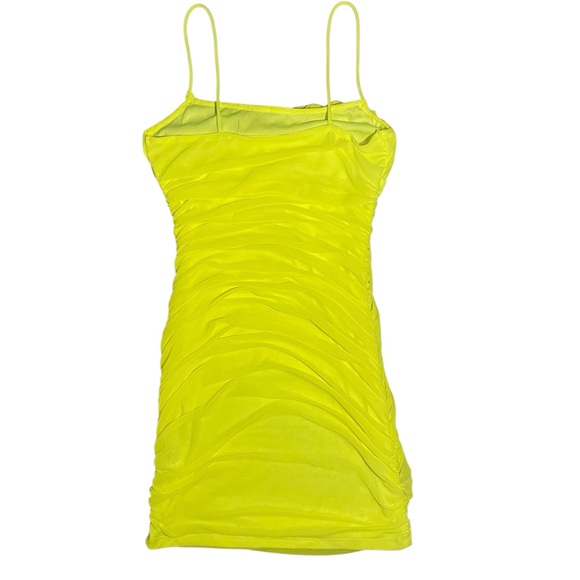 SHEIN Vibrant Light green Mini Dress - Picture 3 of 7